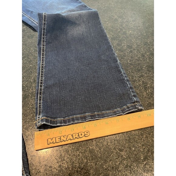 Maurices Women's 16 REG Dark Wash High Rise Curvy Bootcut Jeans M - Picture 10 of 16